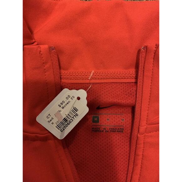 Nike Dri-Fit Ohio State Buckeyes Men's Full-Zip Red Collared Sweatshirt Size M - Picture 3 of 7